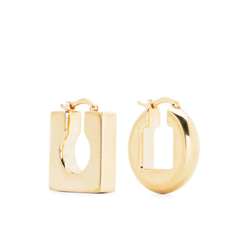 Jacquemus Les Boucles Rond Carre Earrings