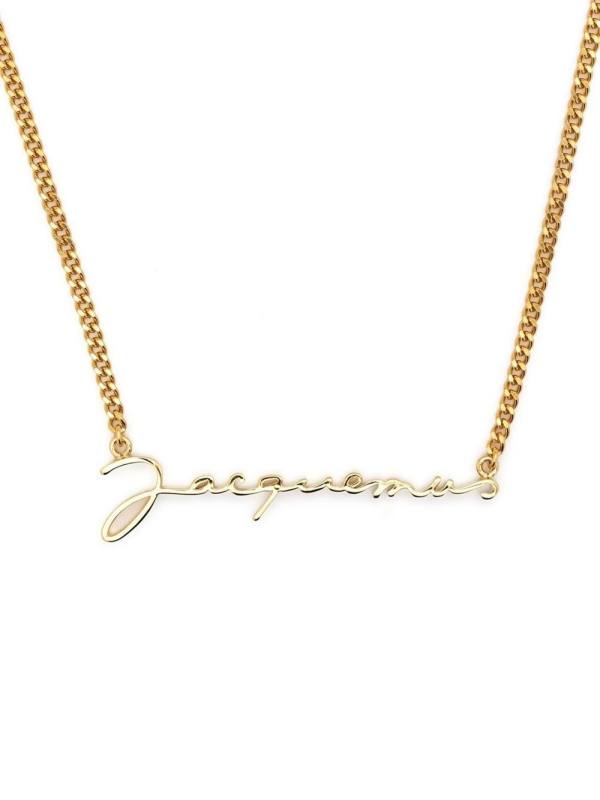 logo pendant necklace