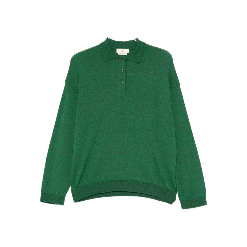 Bite Studios Buttoned Polo Sweater