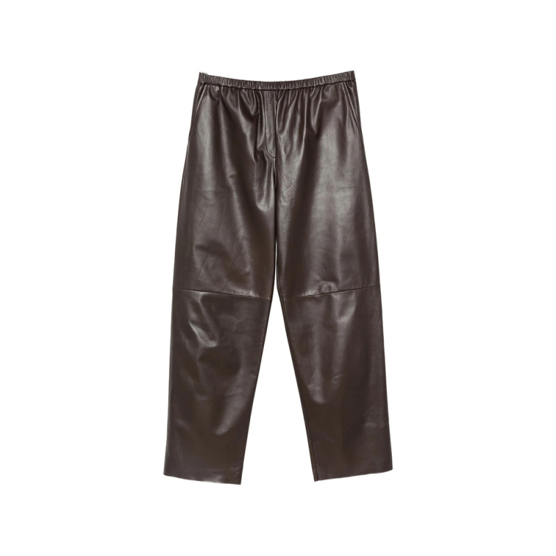 Antonelli Firenze Elasticated Leather Trousers