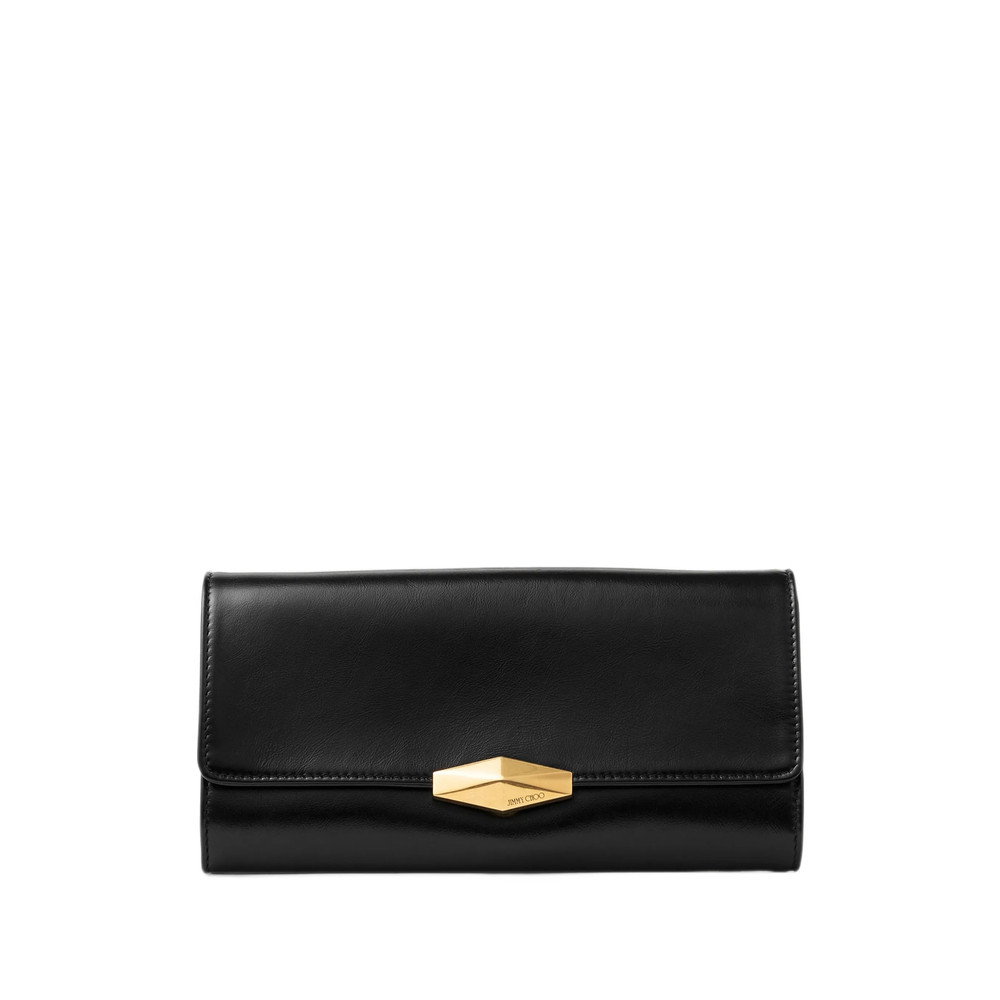 Jimmy Choo Cinch Leather Clutch Bag