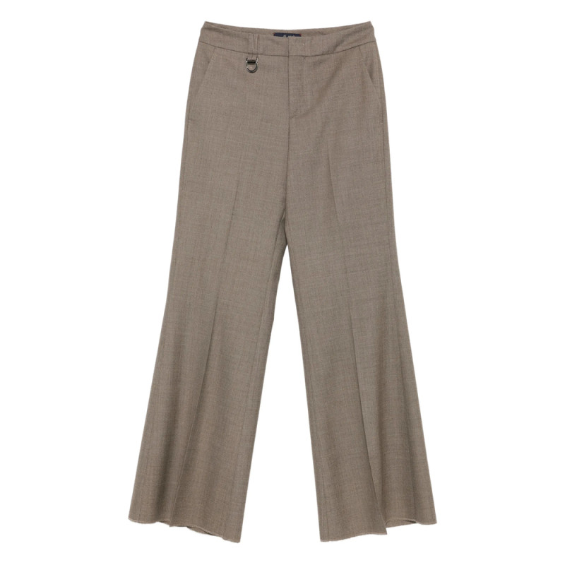 Seafarer Ring-detail Flared Trousers