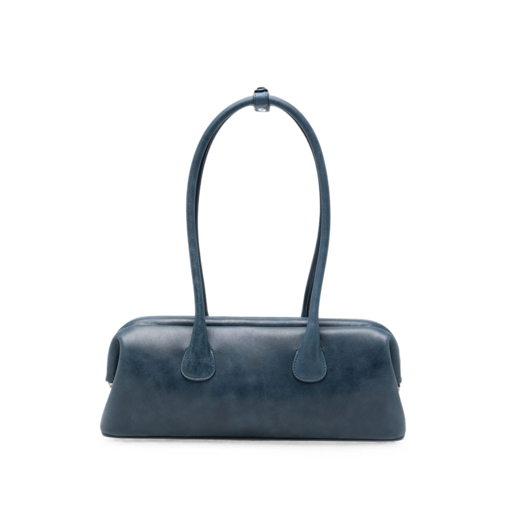 Osoi Boat Aged-effect Leather Tote Bag