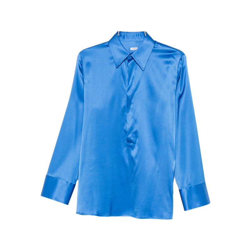 Covert Point-collar Blouse