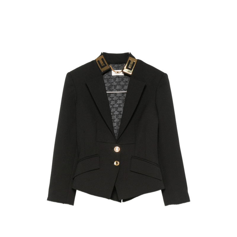 Elisabetta Franchi Double-button Peaked-lapel Blazer