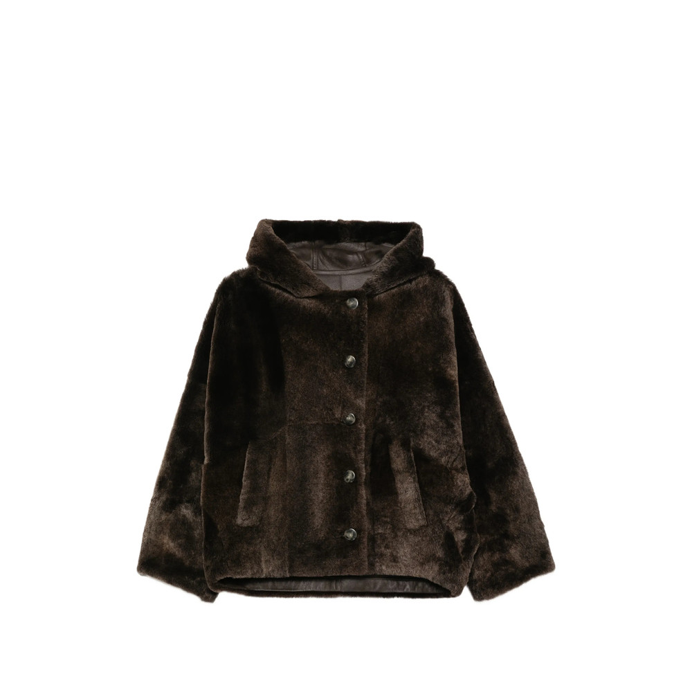 Yves Salomon Hooded Button-fastening Jacket