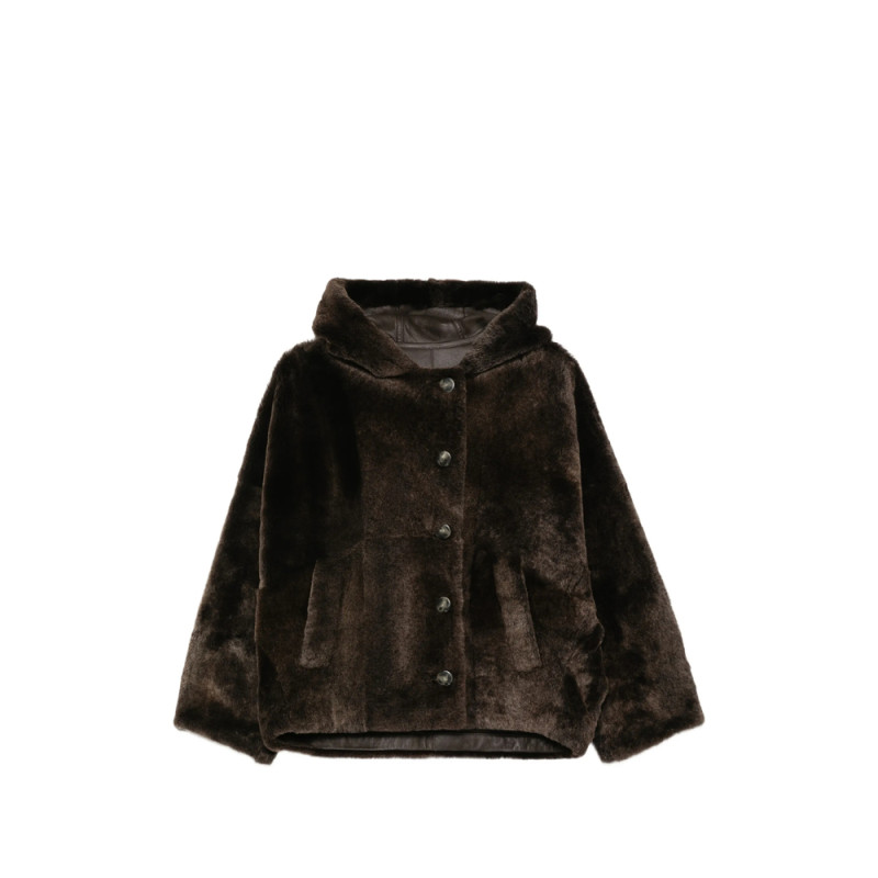 Yves Salomon Hooded Button-fastening Jacket