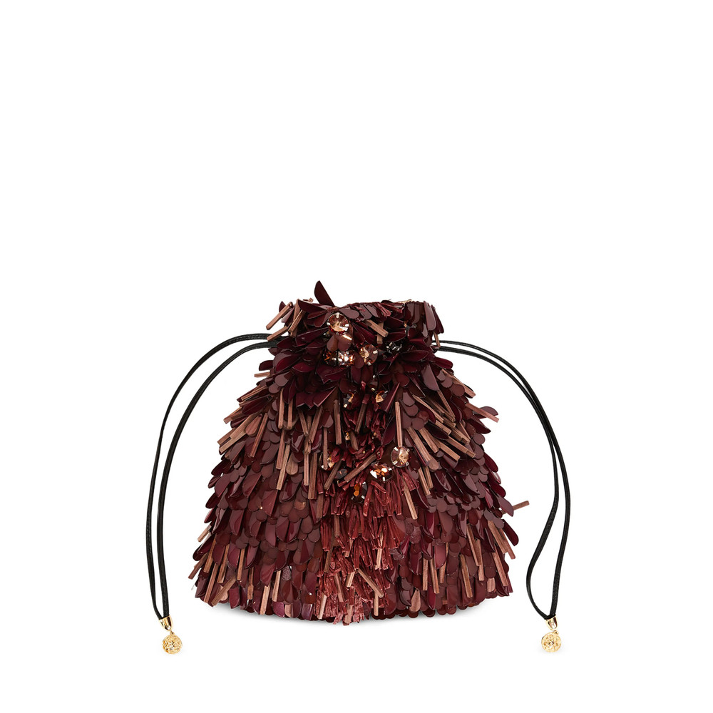 La Doublej Dustbag Pochette Embroidered
