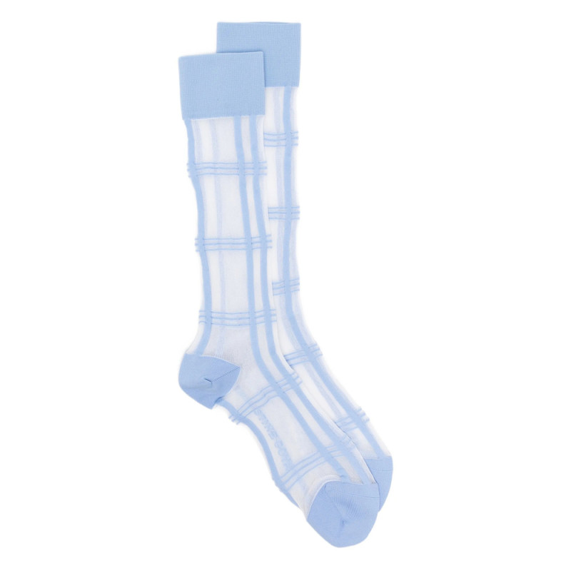 Stine Goya Checked Sheer Socks