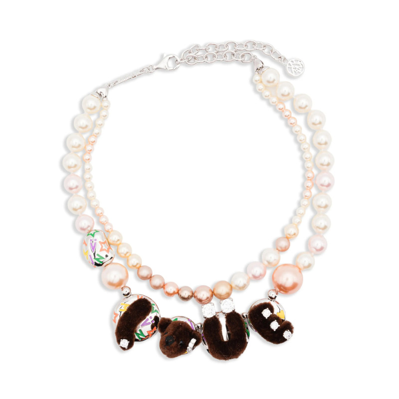 Yvmin Bear-motif Necklace
