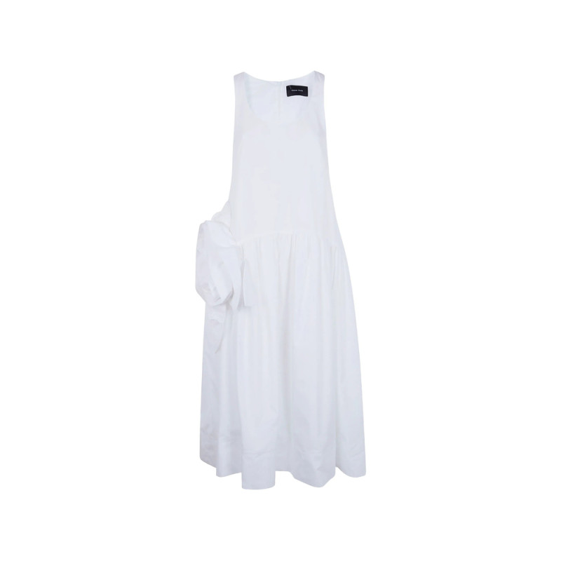 Simone Rocha Ruffled-detail Sleeveless Midi Dress