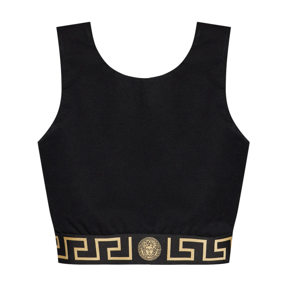Versace Underwear Greca Border Sports Bra