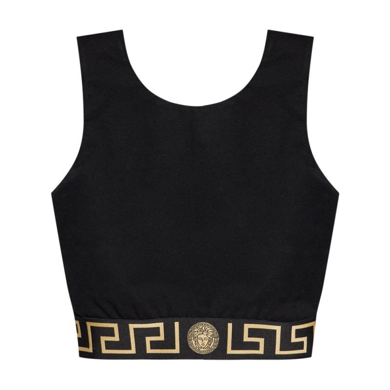 Versace Underwear Greca Border Sports Bra