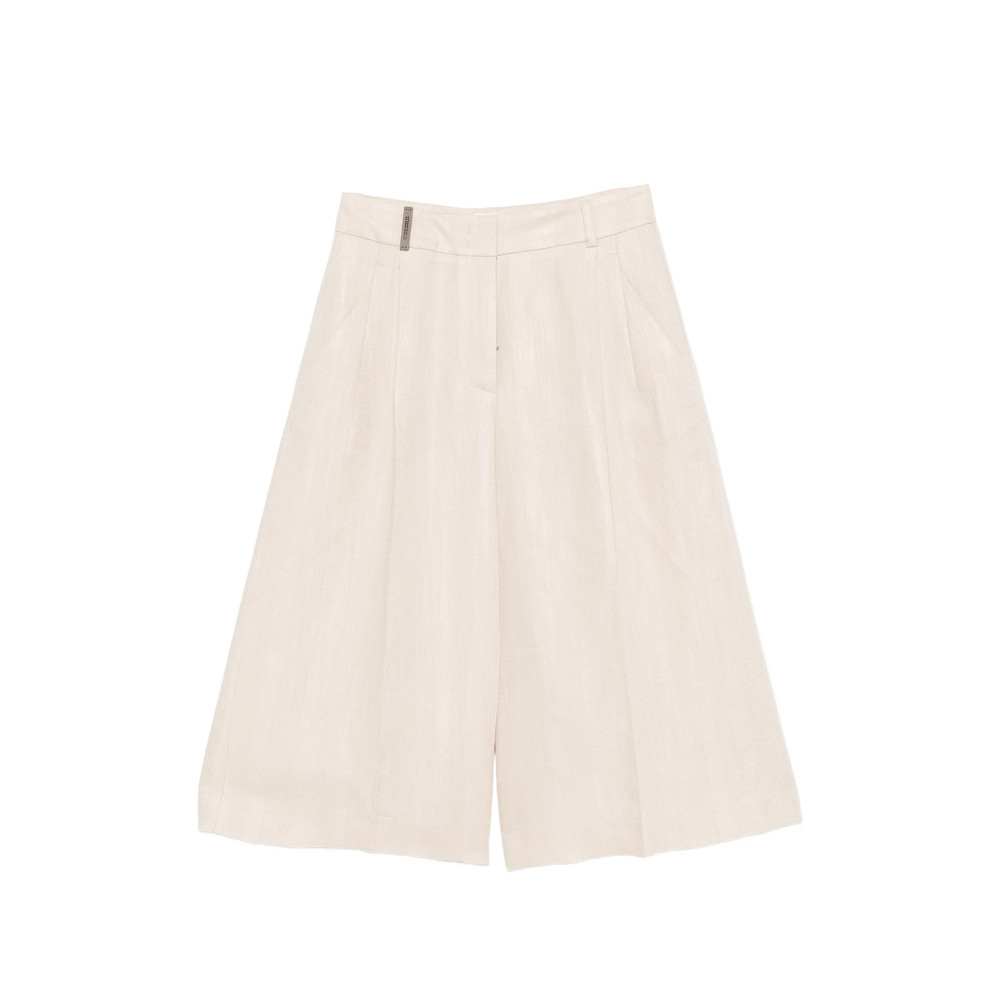 Peserico Front-pleat Shorts