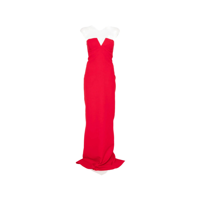 New Arrivals Ecliptica Strapless V-neck Maxi Dress