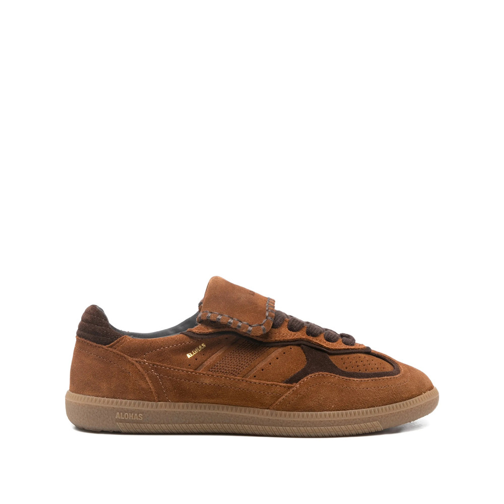 Alohas Perforated Lace-up Sneakers