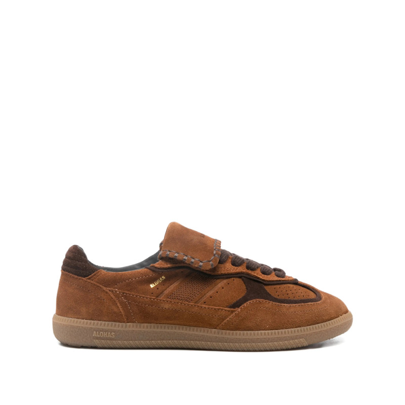 Alohas Perforated Lace-up Sneakers