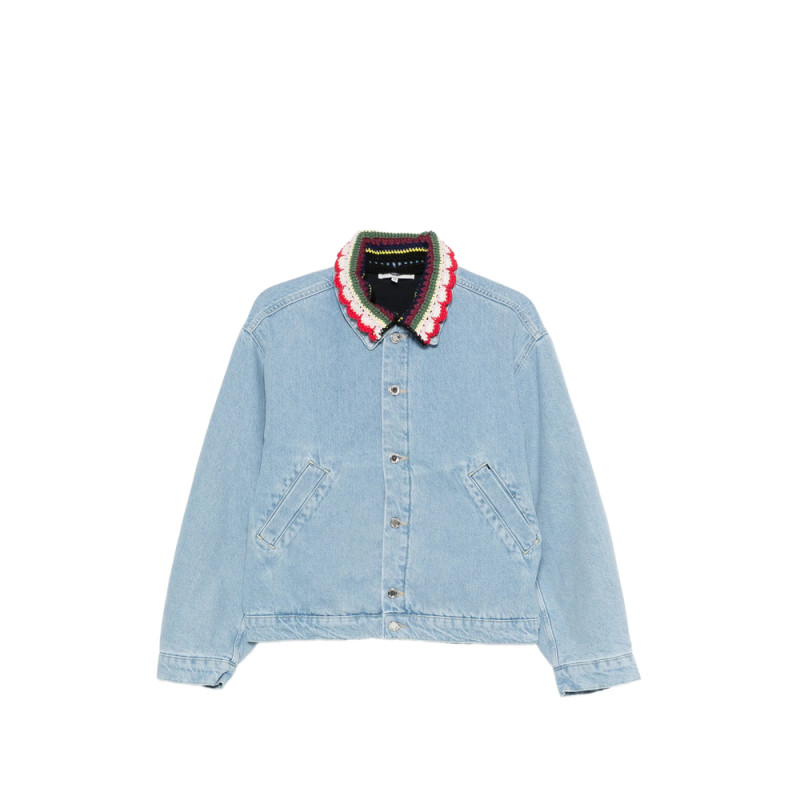 Stine Goya Contrasting-collar Denim Jacket