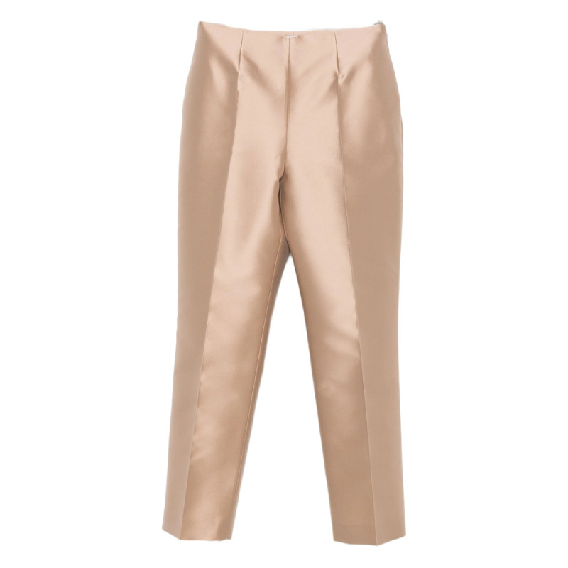 Alberta Ferretti Satin-finish Trousers