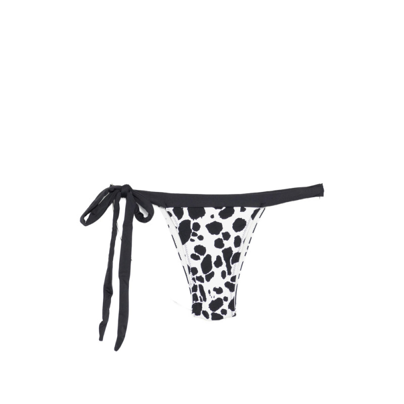 Frankies Bikinis Coco Tie-detail Pattern Bikini Bottom