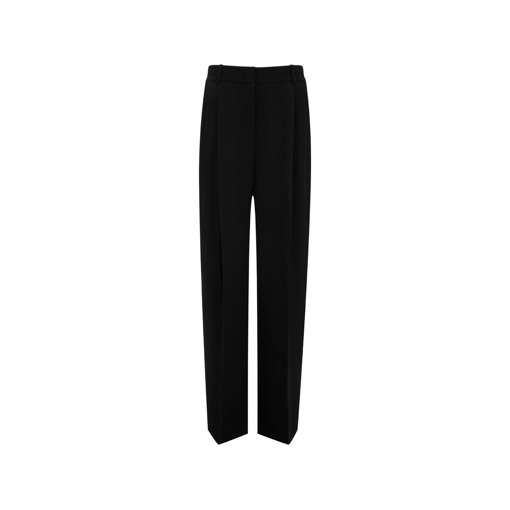 Toteme Double-pleat Fluid Trousers Black