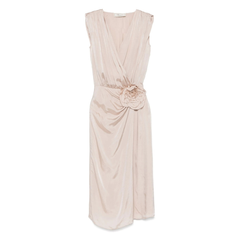 Blumarine Twill-weave Midi Dress