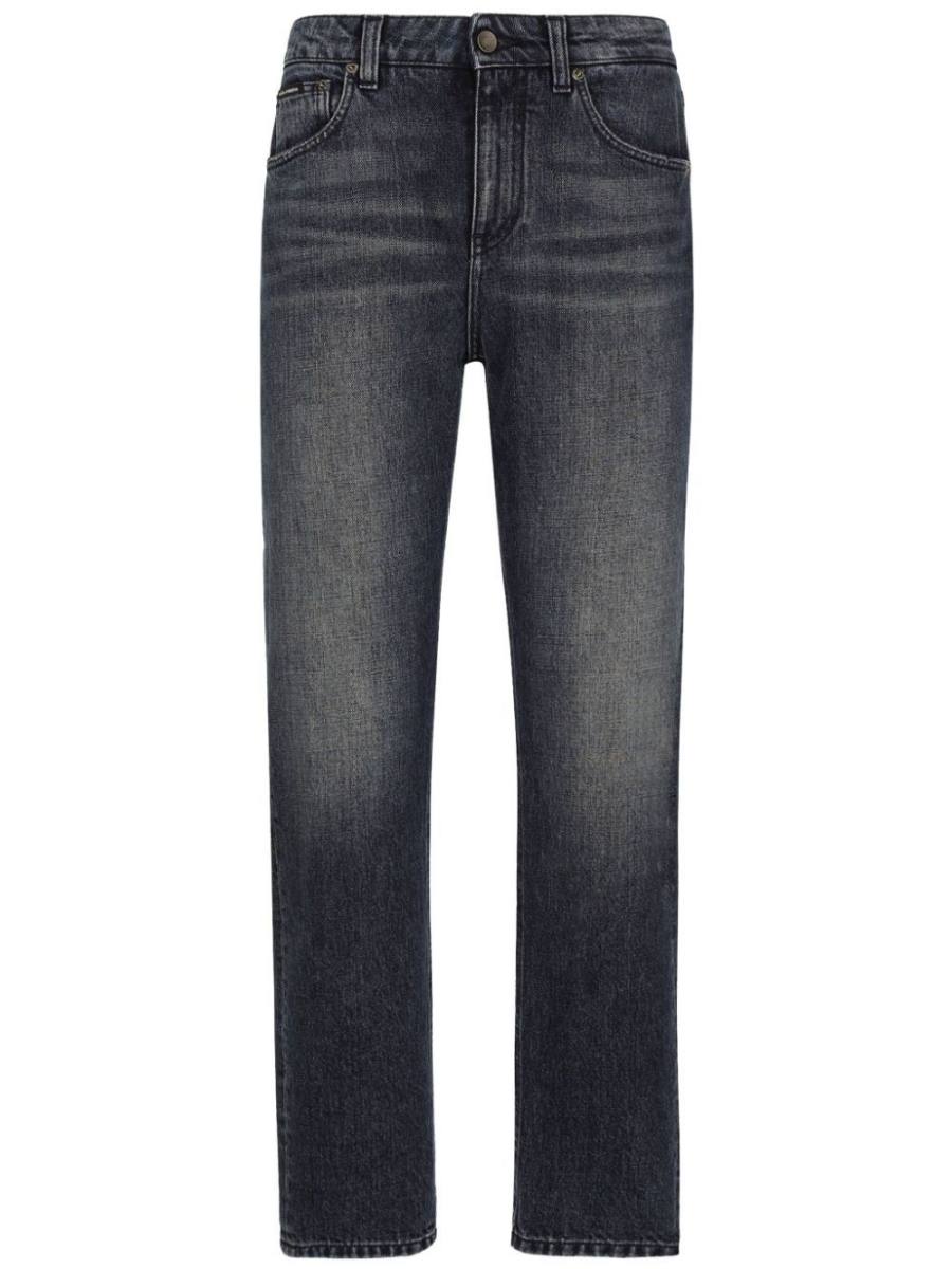 mid-rise boyfriend jeans