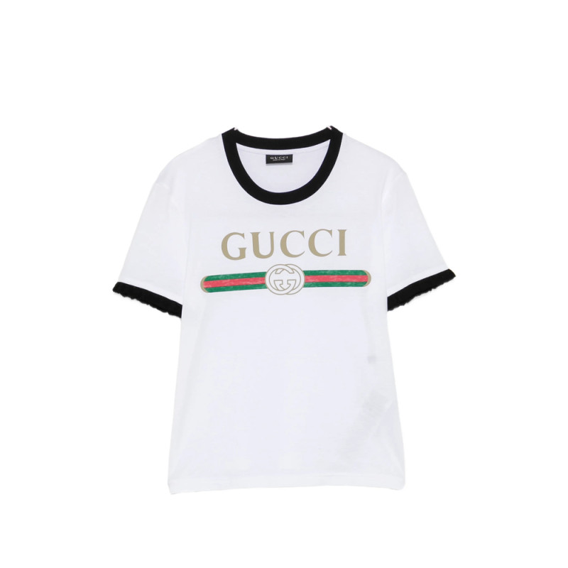 Gucci Logo-print Cotton-jersey T-shirt