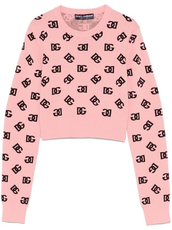 DG-jacquard sweater