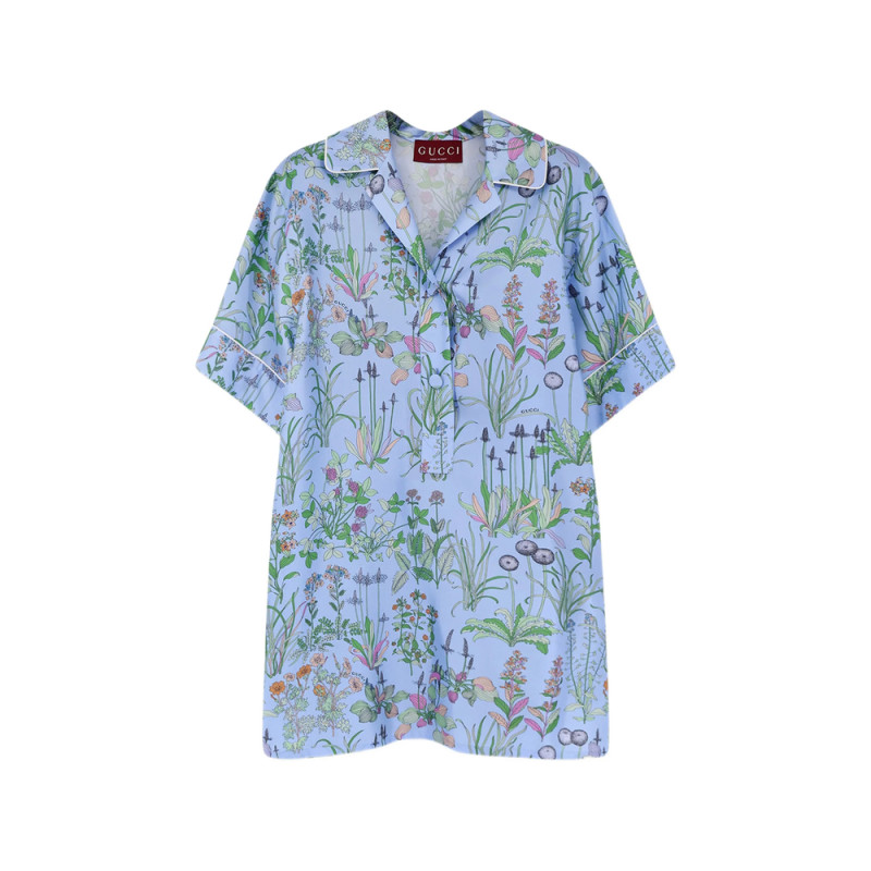 Gucci Floral Print Blouse