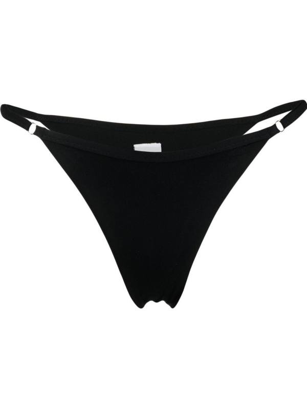 mid-rise adjustable bikini bottoms