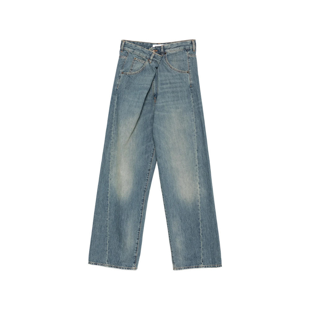 Darkpark Asymmetric-waist Jeans