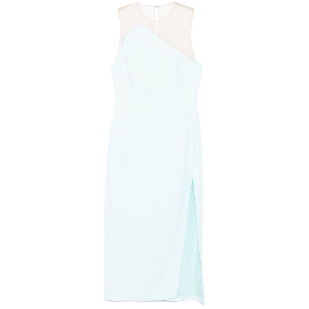David Koma Tulle-panel Midi Dress