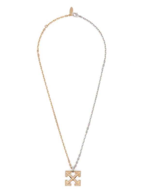 Arrows two-tone necklace