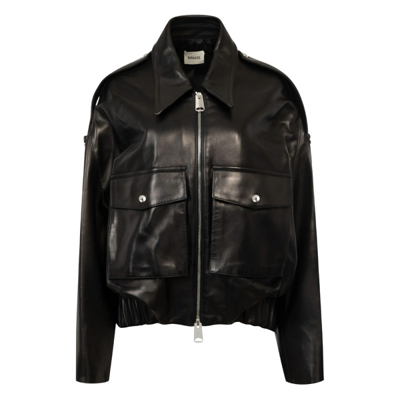 Khaite Owey Leather Jacket