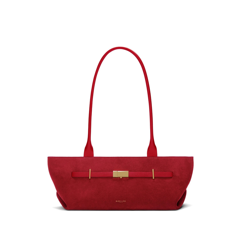 Demellier The New York Suede Shoulder Bag