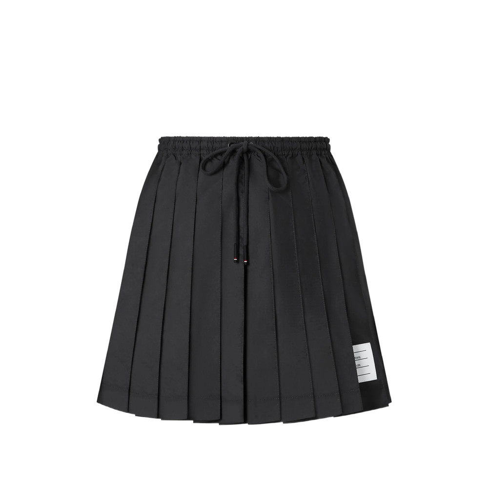 Thom Browne Ripstop Pleated Mini Skirt