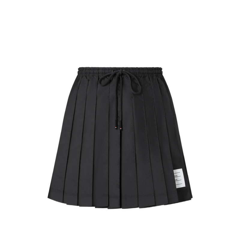 Thom Browne Ripstop Pleated Mini Skirt