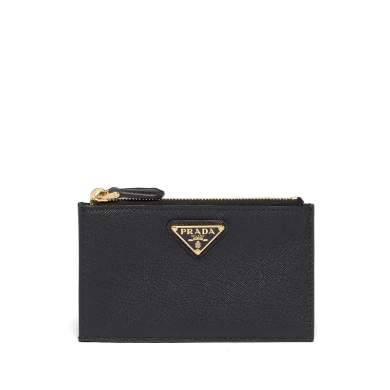 Prada Leather Logo-plaque Card Holder