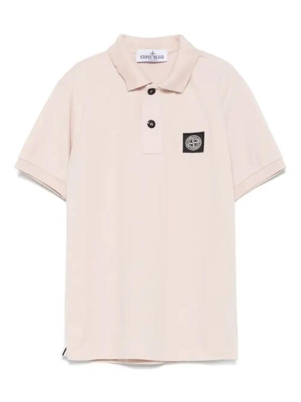 Compass-motif polo shirt