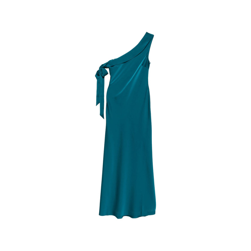 Hervé Léger One-shoulder Bow-detail Maxi Dress
