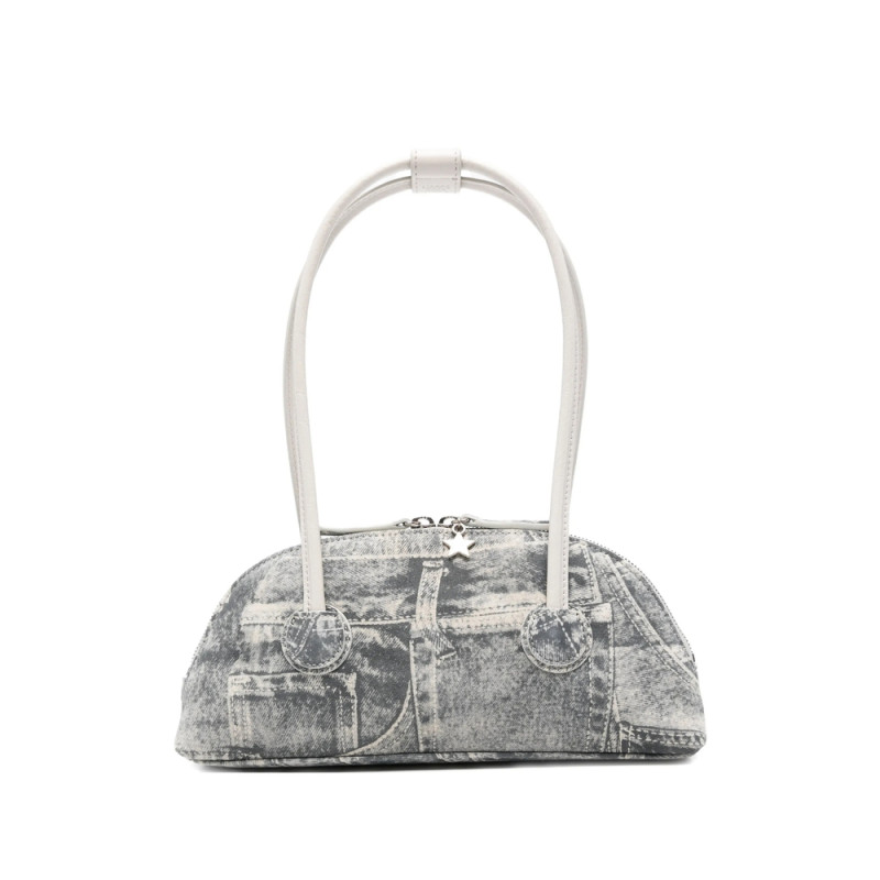 Margesherwood Printed Suede Shoulder Bag