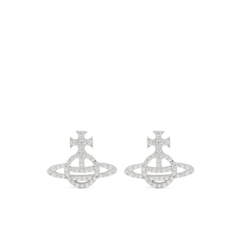 Vivienne Westwood Calliope Embellished Orb-plaque Earrings