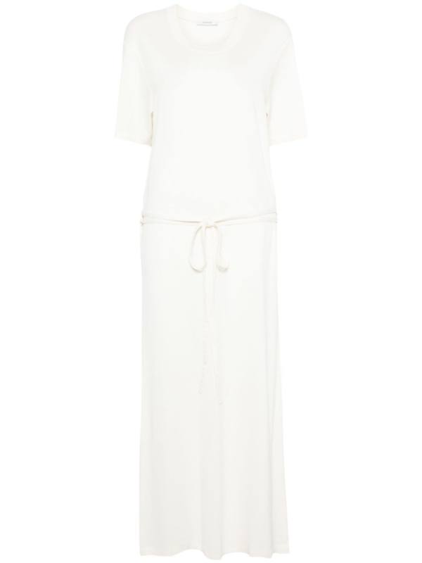 belted maxi dress