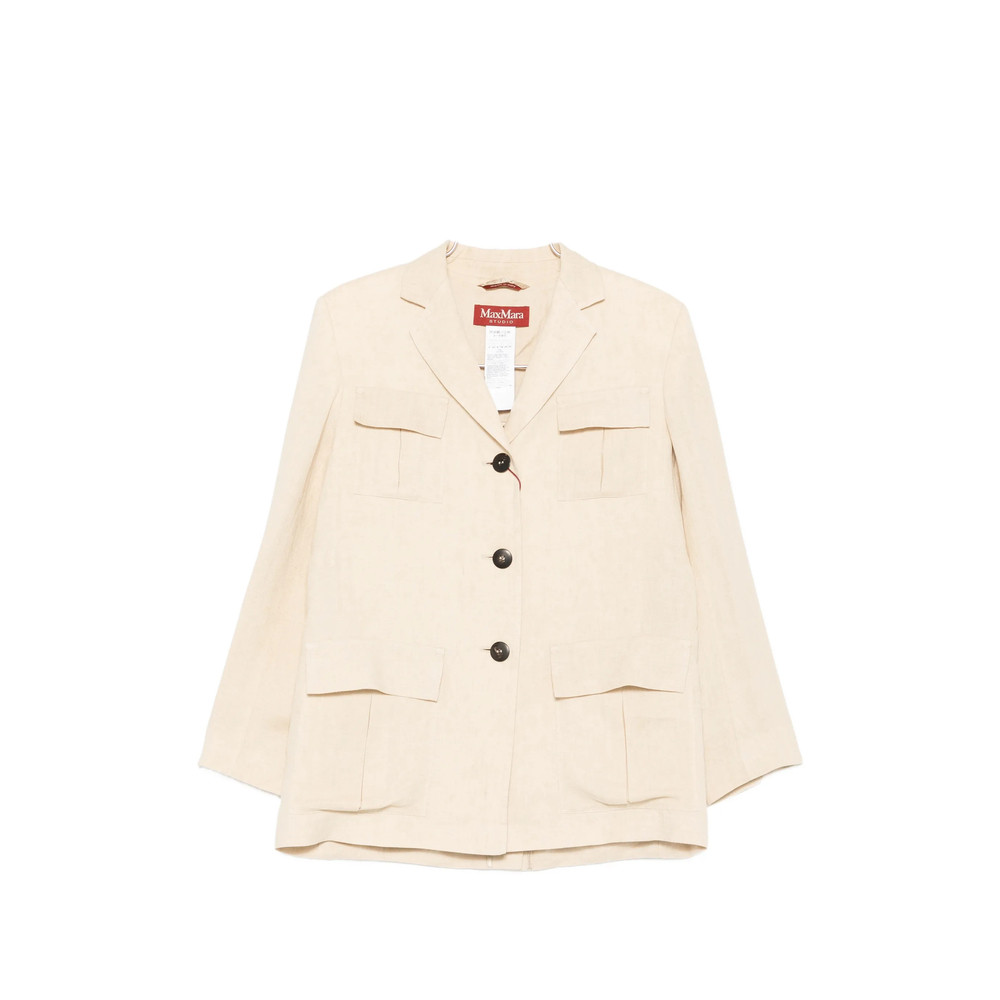 Max Mara Studio Buttoned Jacket