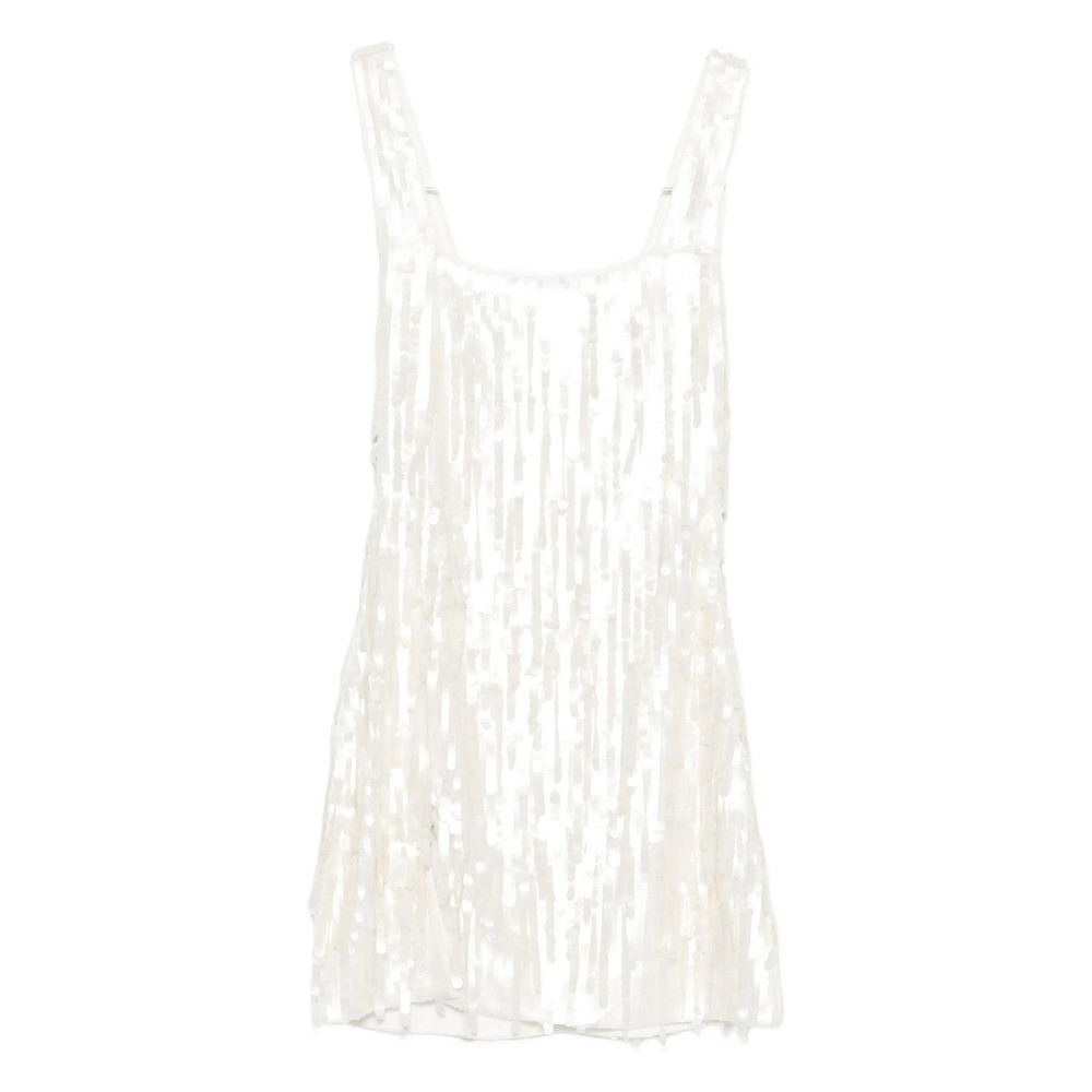 Staud Le Sable Sequin-embellished Mini Dress