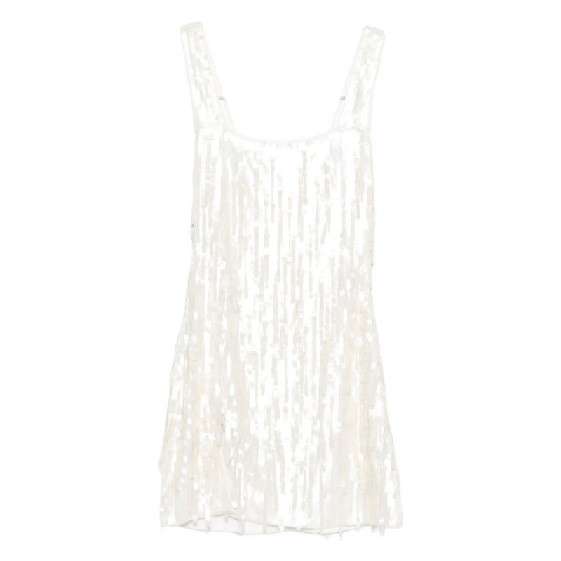 Staud Le Sable Sequin-embellished Mini Dress
