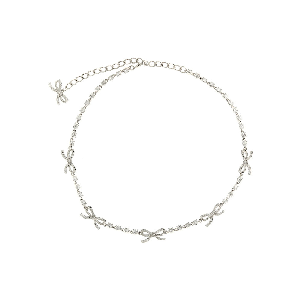 Self-portrait Crystal-bow Necklace