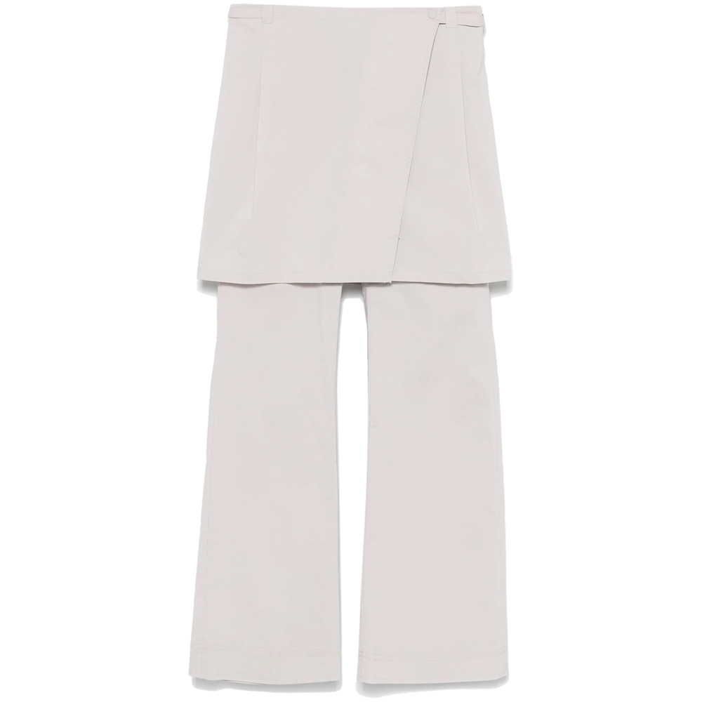 Low Classic Layered Wrap Trousers
