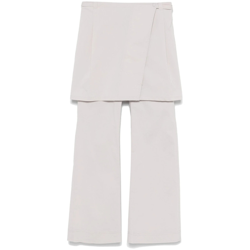 Low Classic Layered Wrap Trousers